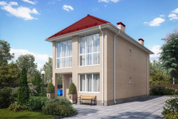 Купите двухэтажный дом 120,6 кв.м в Краснодаре